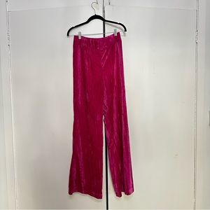 Nasty Gal Pink Wide-Leg Pants